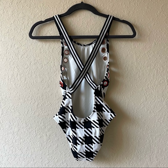 Solid & Striped One-piece Swimsuit - Picture 6 of 7